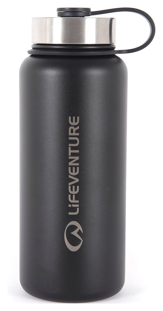 Lifeventure термофляга Stainless Steel Flask 1 L black 74436