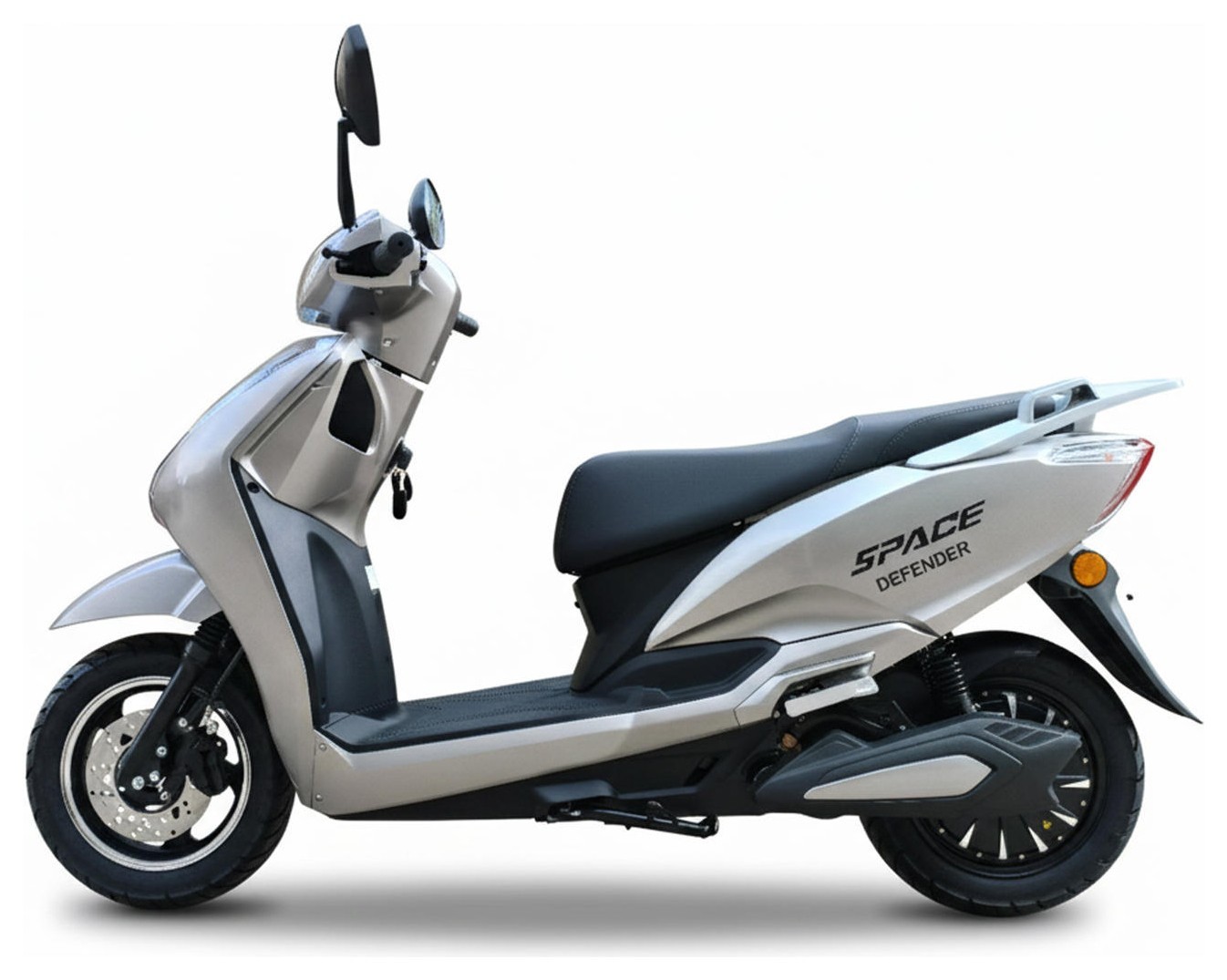 Электроскутер SPACE DEFENDER 72B 2500Вт 32А*г барабан/барабан литий-ионный серый 2026 ESC-079