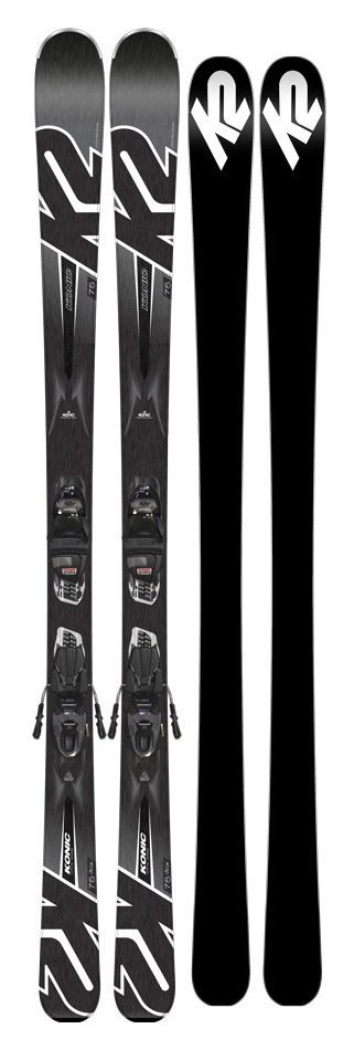 Ліжі гірські комплект K2 KONIC 75+M2 10 QUIKCLIK 163см Black/grey (10C0009.272.1+10B1013.172.1) H RCH_16297