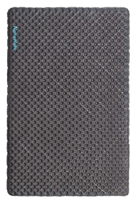 Матрац туристичний надувний двомісний Naturehike CNH22DZ018, надлегкий, 196x120x7 см, чорний, для туризму із мішком для надування FNR_6975641888772