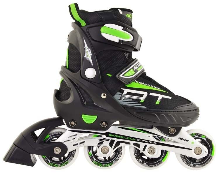 Роликовые коньки Action Chris PW-153b-5-1/Green 153B-5-1/Green/33-36