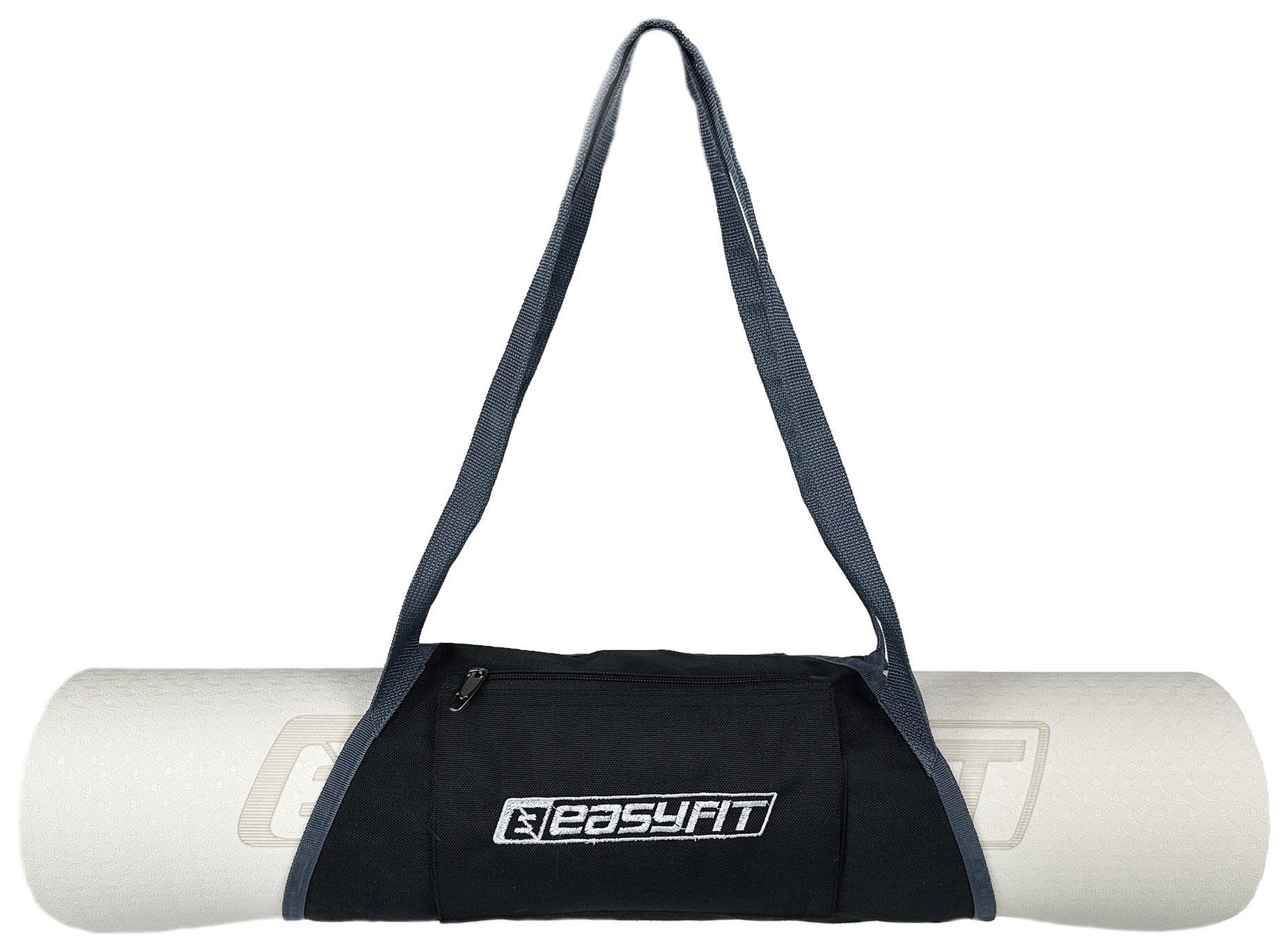 Сумка-переноска EasyFit для йога-коврика Серая EFIT_EF-YB38-G