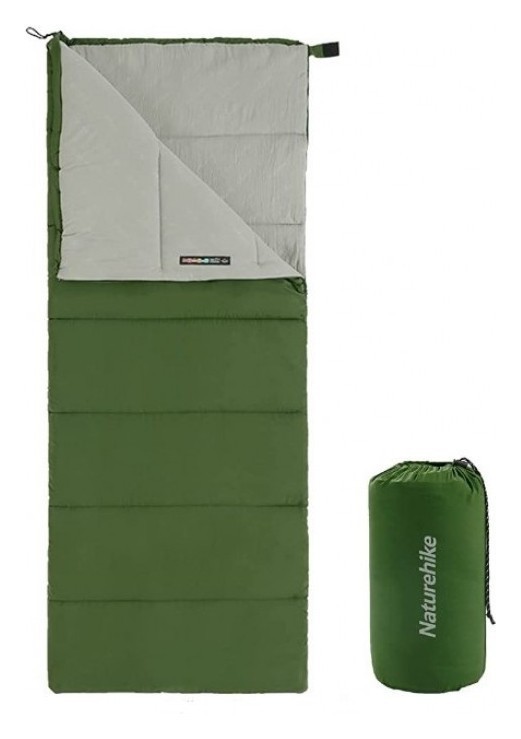 Спальний мішок Naturehike F150 NH22MSD05, лівий, зелений FNR_6927595797754-L