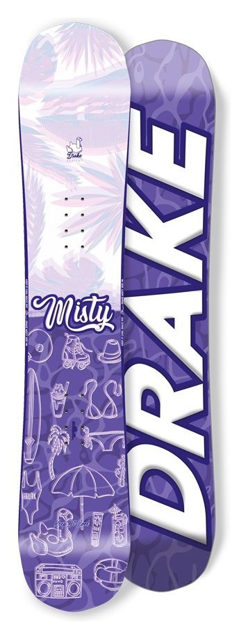 Сноуборд Drake Misty 150 Violet/white (76221041) RCH_20051