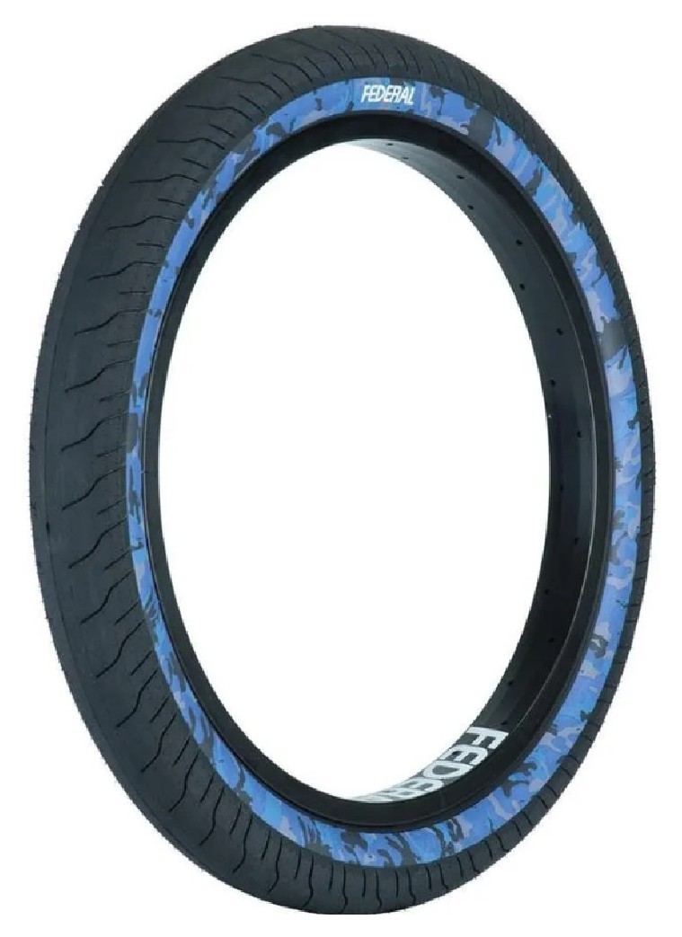 Покрышка Federal Command LP – черная с голубым камуфляжем по бокам 2.40" VELD_TYFE004-BL3-2400