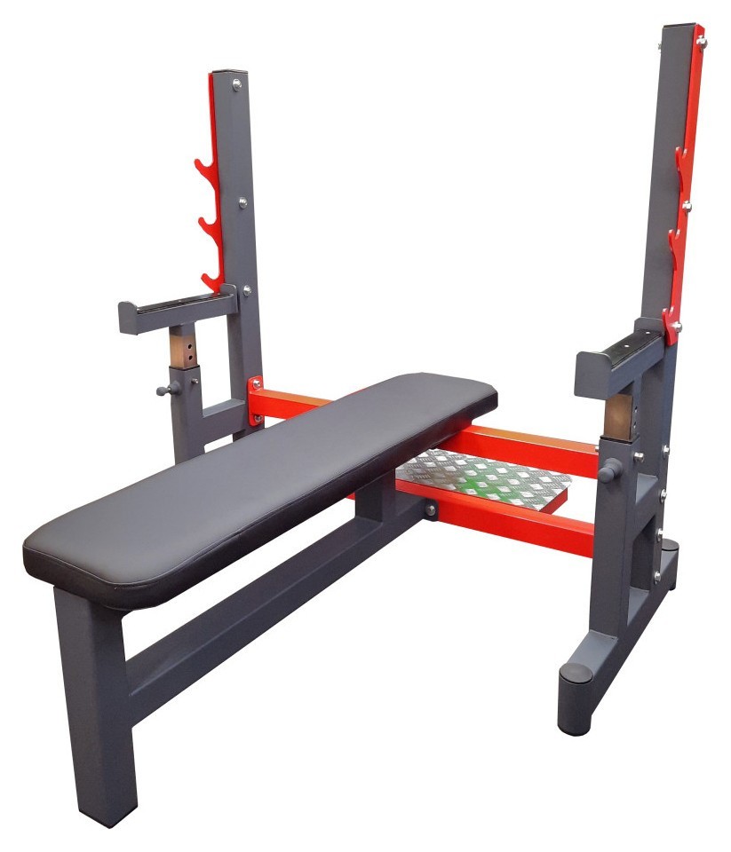 Скамейка для жима со страховочными упорами RN-SPORT imperium RNS_IMP_2104
