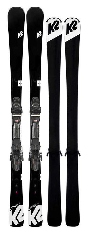 Ліжі гірські комплект K2 ANTHEM 76 LTD+ER3 10 CMPCT QKCLK 149см Black/white (10D0411.143.1+10D1011.143.4) RCH_17571