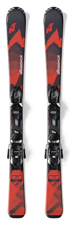Ліжі гірські комплект для підлітків Nordica NAVIGATOR TEAM+J7.0 FDT 120см Black/red (0A0337ME) WRH RCH_15804