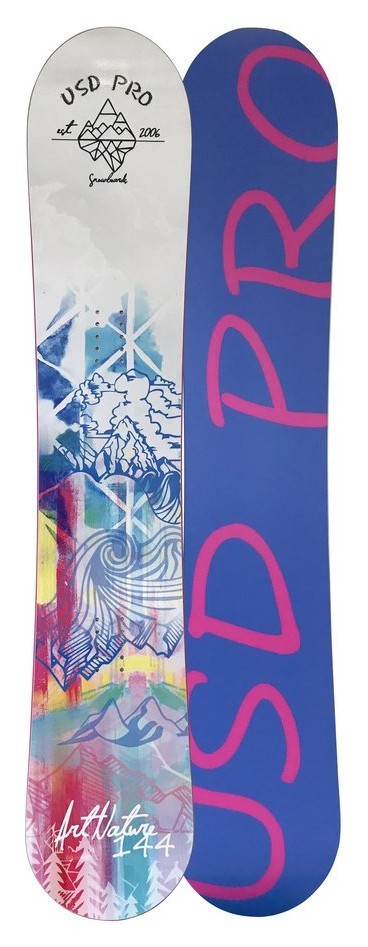 Сноуборд USD Pro ART NATURE 149 Grey/Blue (USB17W1P) RCH_20886