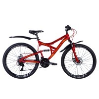 Велосипед ST 26" Discovery CANYON AM DD рама- " с крылом Pl 2024 (червоний)