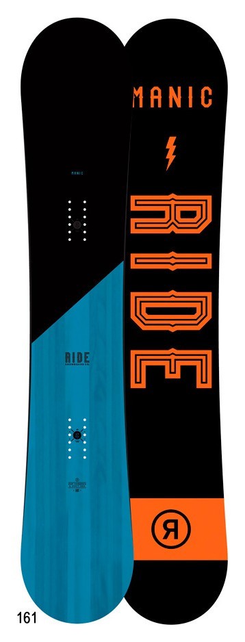 Сноуборд Ride Manic 158 Black/Blue/Orange (12A0022.1.1.) RCH_21619