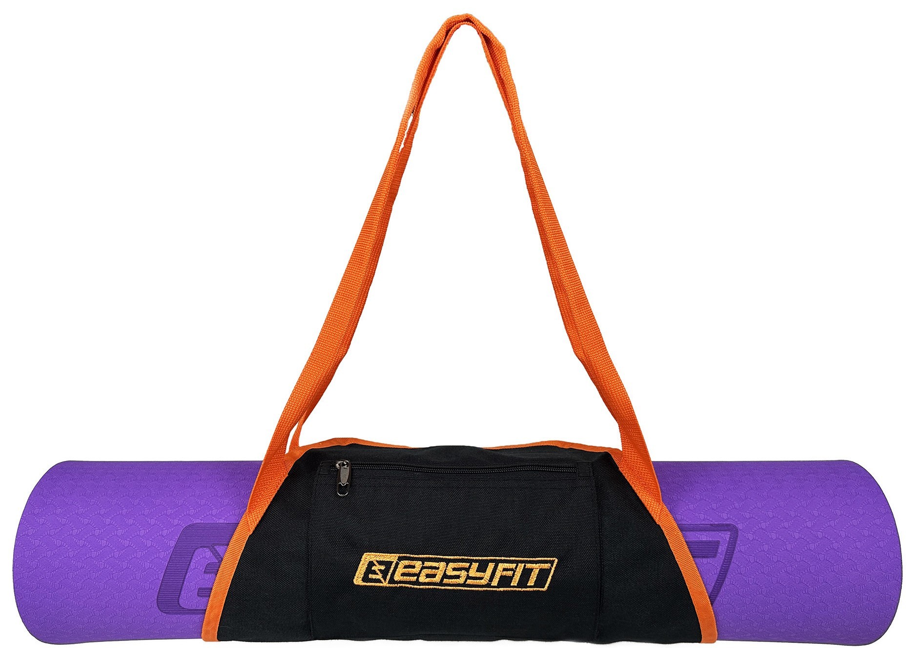 Сумка-переноска EasyFit для йога-коврика Оранжевая EFIT_EF-YB38-Or