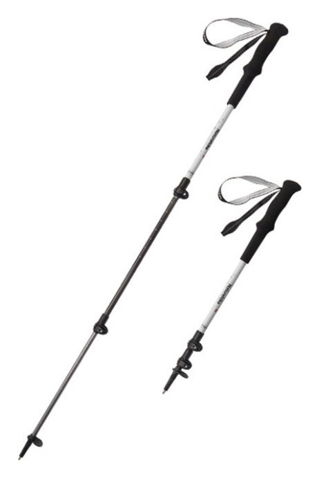 Трекинговая палка 3-секционная Naturehike ST06 NH17D006-D, 66-135 см, белая FNR_6927595798317