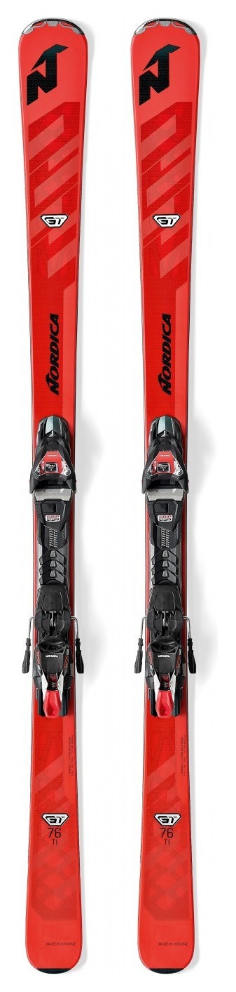 Ліжі гірські комплект Nordica GT 76 TI FDT+TPX 12 162см Red (0A9048+0C8014NA) RCH_17567