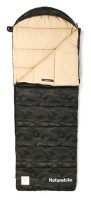 Спальный мешок с капюшоном Naturehike M320 CNK2350WS023, зеленый камуфляж, левый