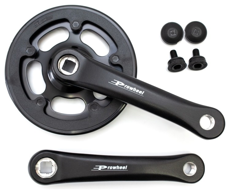 Шатун алюм. L152мм 32T PROWHEEL RA102PP під квадрат чорн. CHW-298