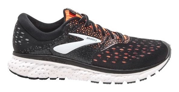 Кросівки чоловічі Brooks GLYCERIN 16 M 42 (8.5US) Black/orange/grey (1102891D069) RCH_14753