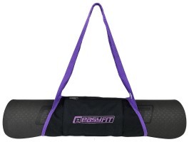 Сумка-переноска EasyFit для йога-коврика Фиолетовая