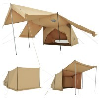 Намет одномісний із тентом Naturehike CNK2450WS026, коричневий