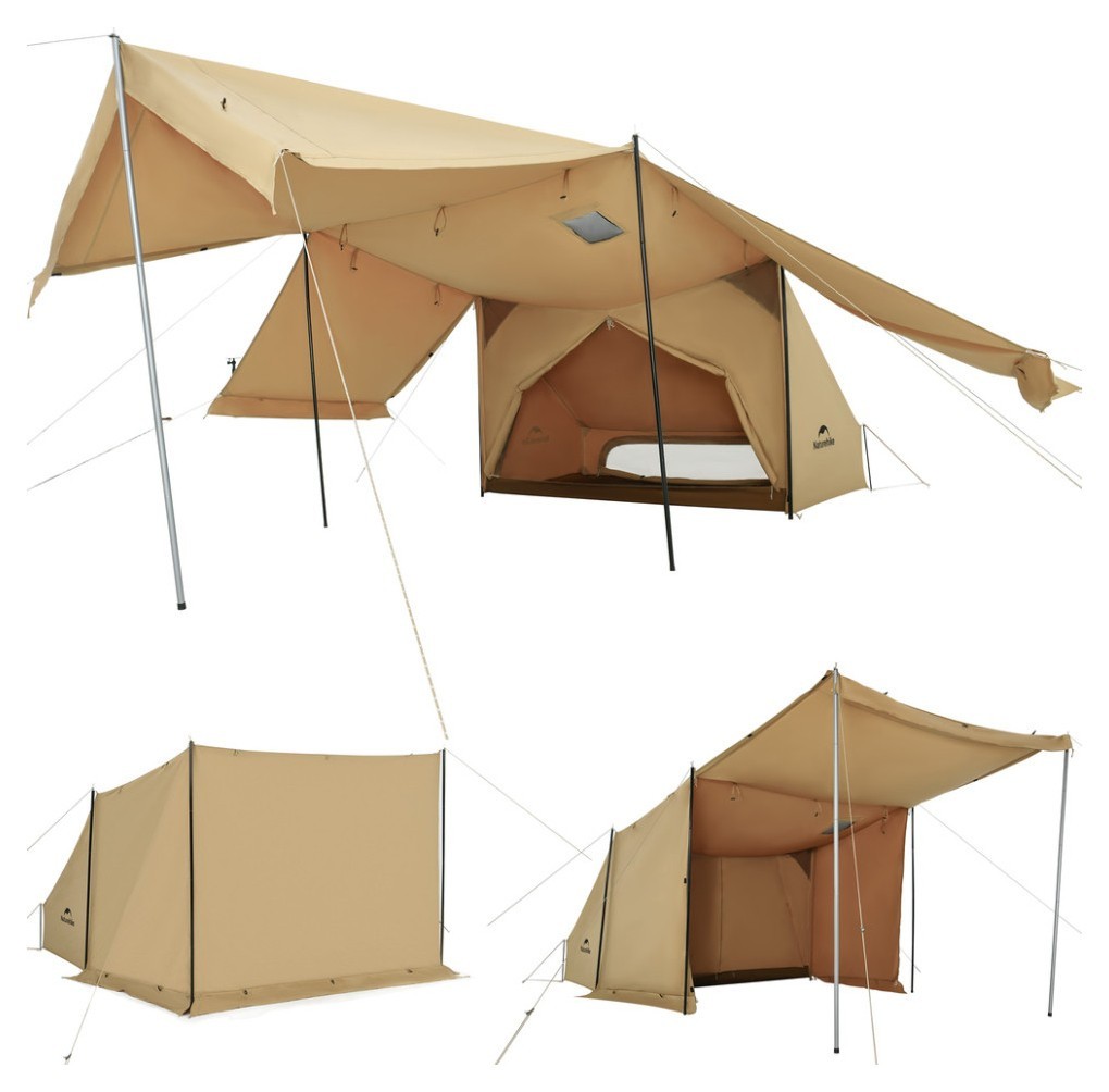 Намет одномісний із тентом Naturehike CNK2450WS026, коричневий FNR_6927595713334