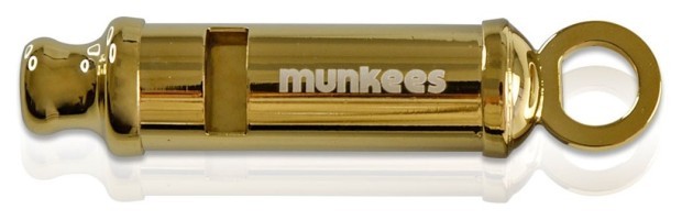Munkees 3397 брелок-свисток Whistle Bobby gold