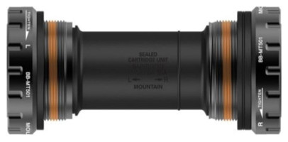 Каретка 68-73мм x 68/73 мм под полую ось (Hollowtech II) SHIMANO BB-MT501 BSA hollowtech 2 черный