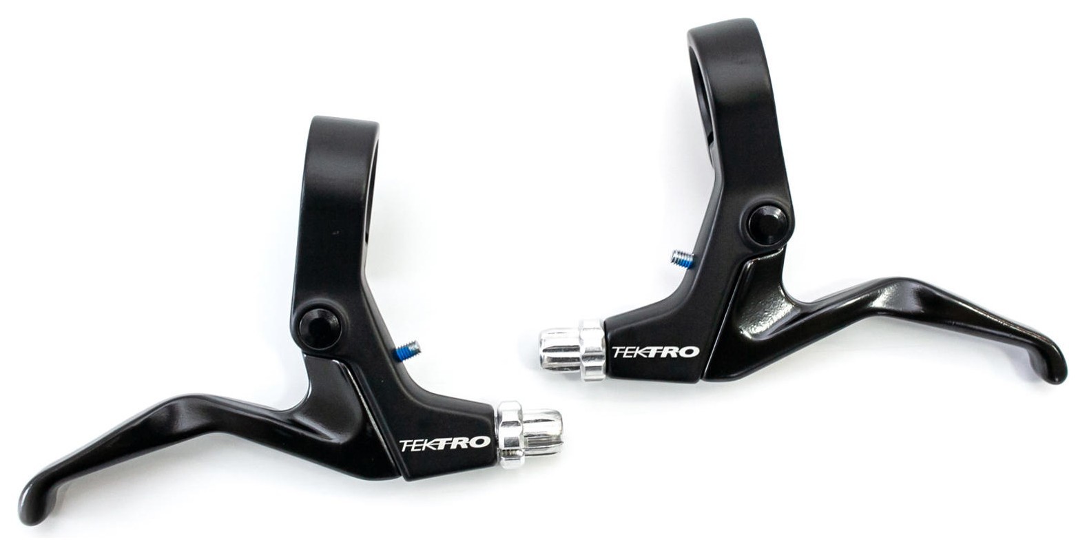 Ручки гальмівні Алюмiнiй під 2.5 пальці TEKTRO 319AC чорний для механічного дискового гальма або V-br BRL-042