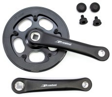 Шатун алюм. L152мм 36T PROWHEEL RA102PP під квадрат чорн.