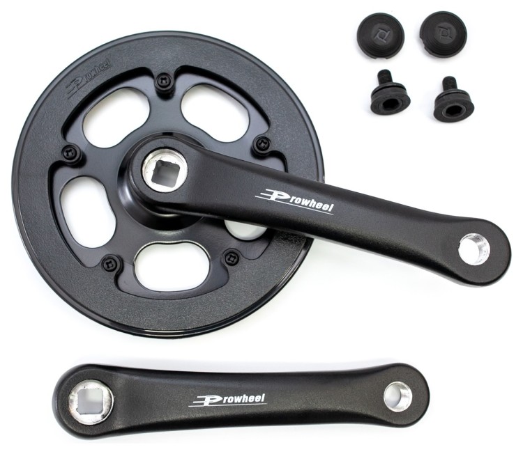 Шатун алюм. L152мм 36T PROWHEEL RA102PP під квадрат чорн. CHW-299
