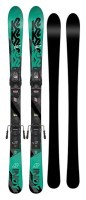 Лежи горные комплект для подростков K2 INDY+FDT 4.5 112см Turquoise/black (10C0806.109.1+10B1019.109.2)