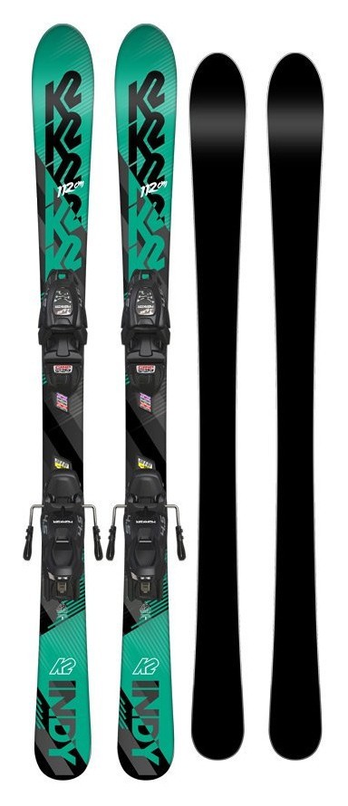 Лежи горные комплект для подростков K2 INDY+FDT 4.5 112см Turquoise/black (10C0806.109.1+10B1019.109.2) RCH_17711