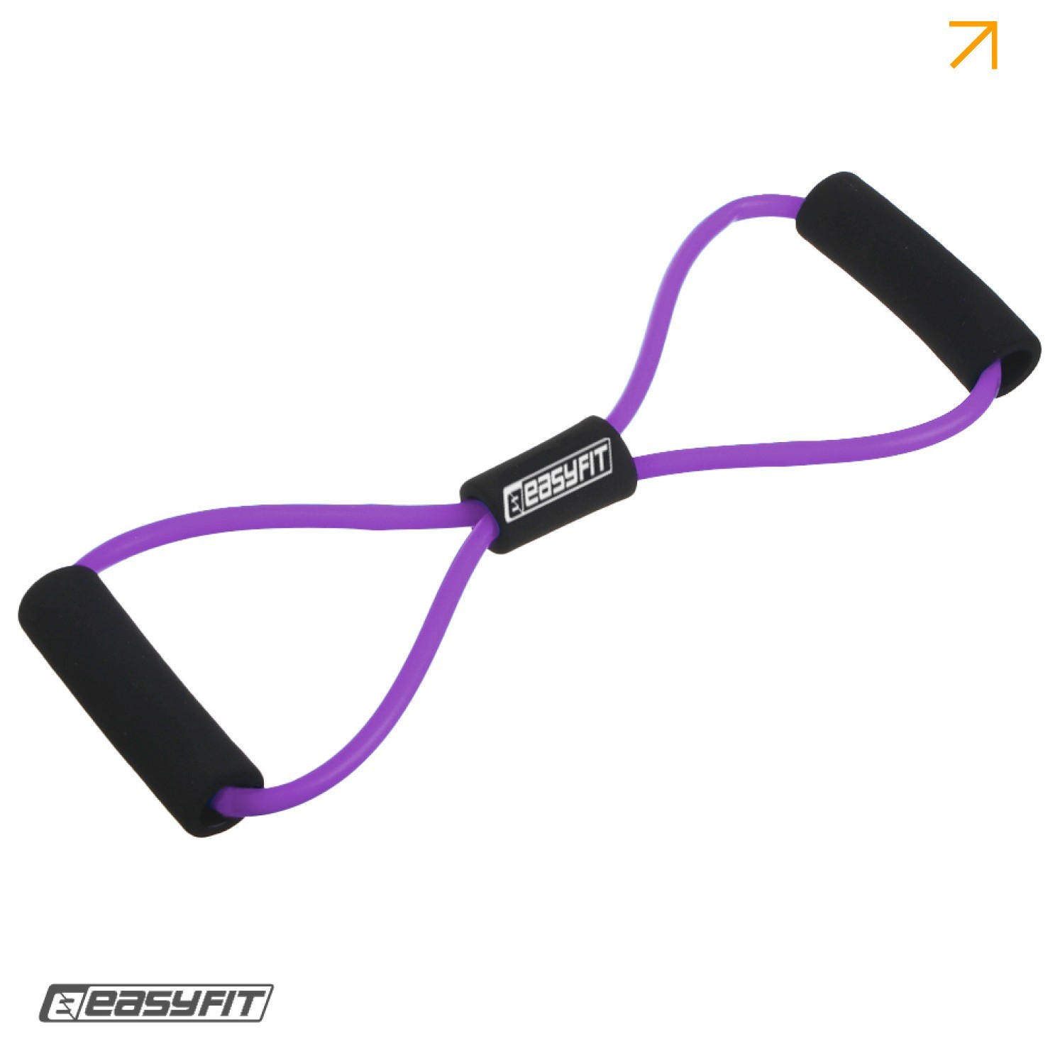 Эспандер EasyFit восьмерка трубчатая фиолетовая EFIT_EF-3947-V