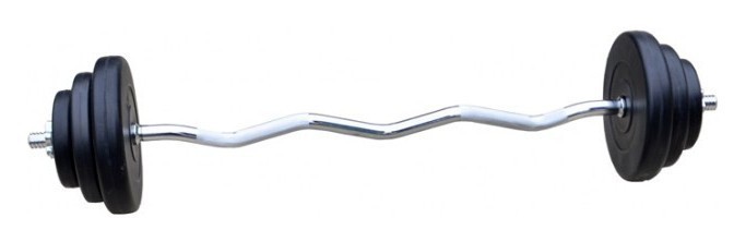Штанга слабоизогнутая W-образная на 27 кг. RNS_Bitum RN2