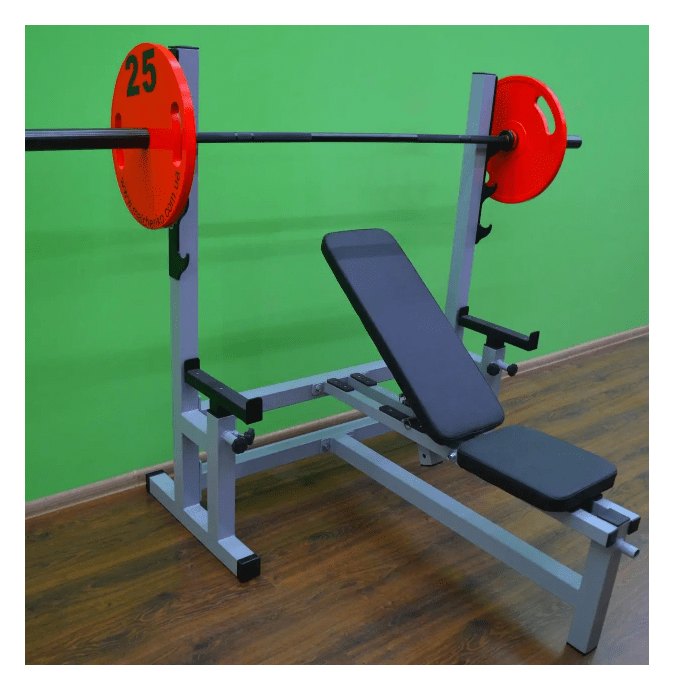 Магазин для жима, универсальный «Стандарт Олимпийский», профессиональная серия, 54 кг RNS_ПС-6-ЛАВОЧКА-ДЛЯ-ЖИМА-ОЛИ