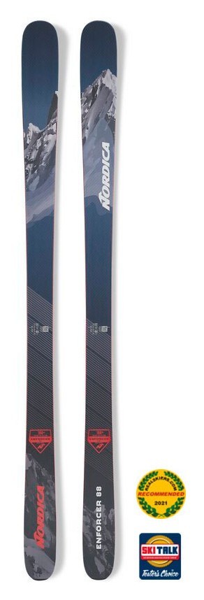 Ліжі гірські (без кріплень) Nordica ENFORCER 88 172см Grey/blue/red (0A131000) WRH RCH_15773