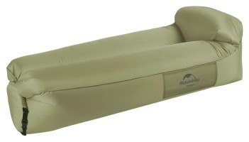 Матрас надувной ламзак Naturehike NH20FCD06, 180х70х52 см, оливковый, имеет чехол-рюкзак.