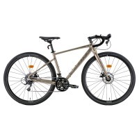 Велосипед понижен в цене 28" Leon GR-90 DD 2022 (бежевый с серым)