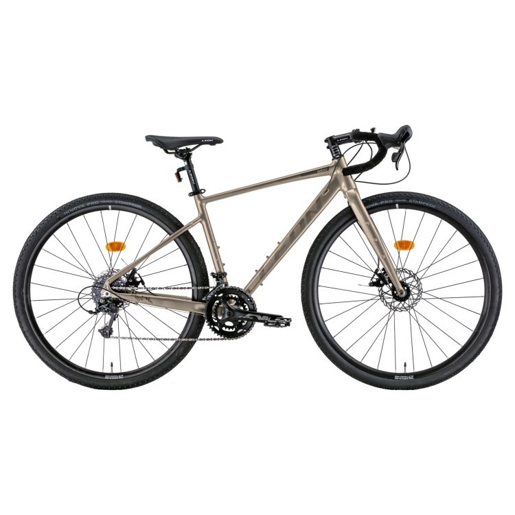 Велосипед понижен в цене 28&quot; Leon GR-90 DD 2022 (бежевый с серым) STK-LN-053