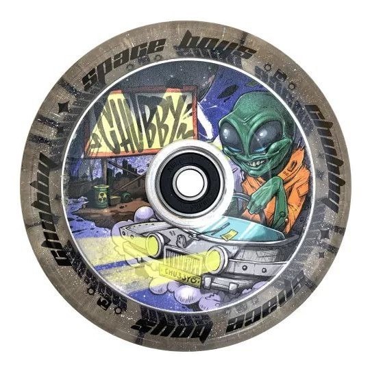 Колесо для трюкового самокату Chubby Spaceboys 110мм х 24мм - Alien FRD.047522