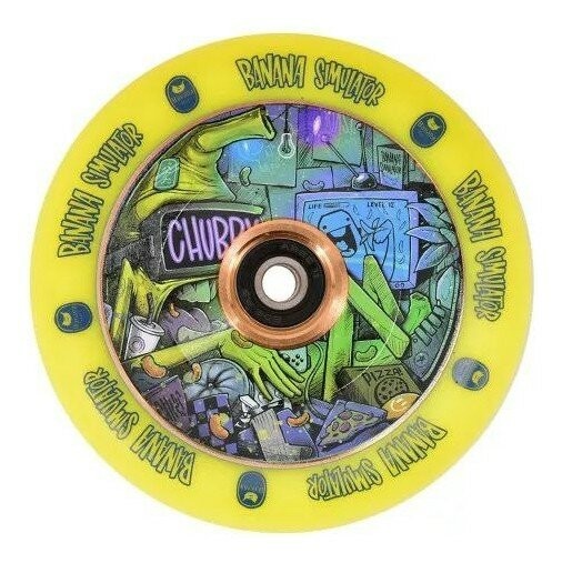 Колесо для трюкового самокату Chubby Spaceboys 110мм х 24мм - Alien FRD.047531