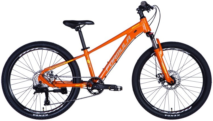 Велосипед AL 24" Formula ZEPHYR 3.0 DD CS рама-12" оранжевый 2025 OPS-FR-24-434
