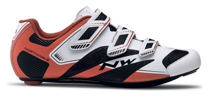 Туфли велосипедные Northwave SONIC 2 M 43.5 (10.75US) White/black/red (80161015-53)