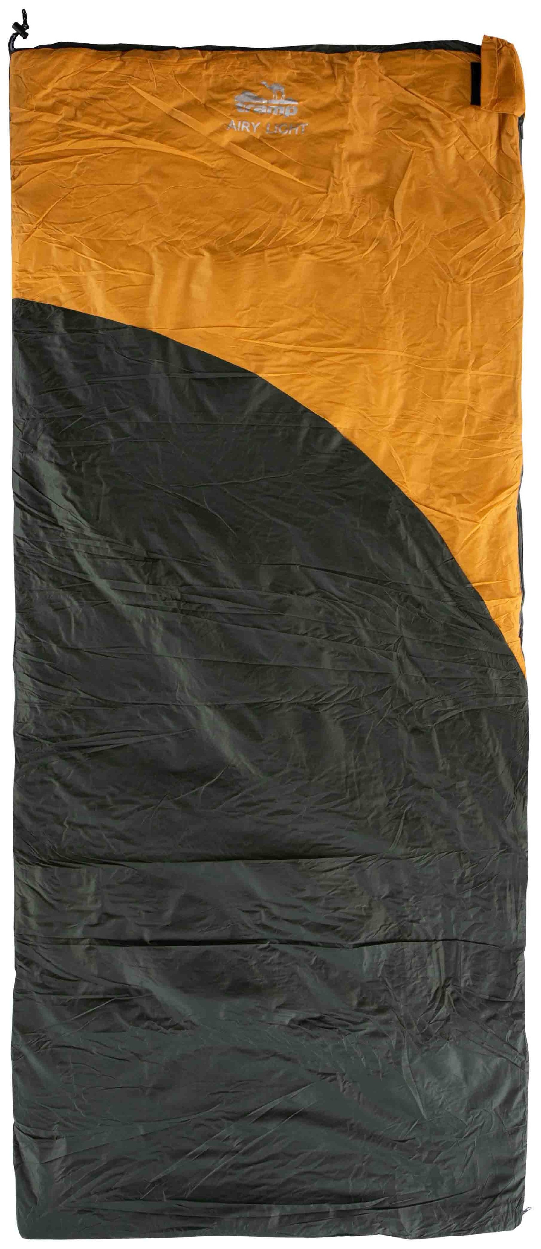 Спальный мешок Tramp Airy Light одеяло с капюшом левый yellow/grey 190/80 UTRS-056 UTRS-056-L