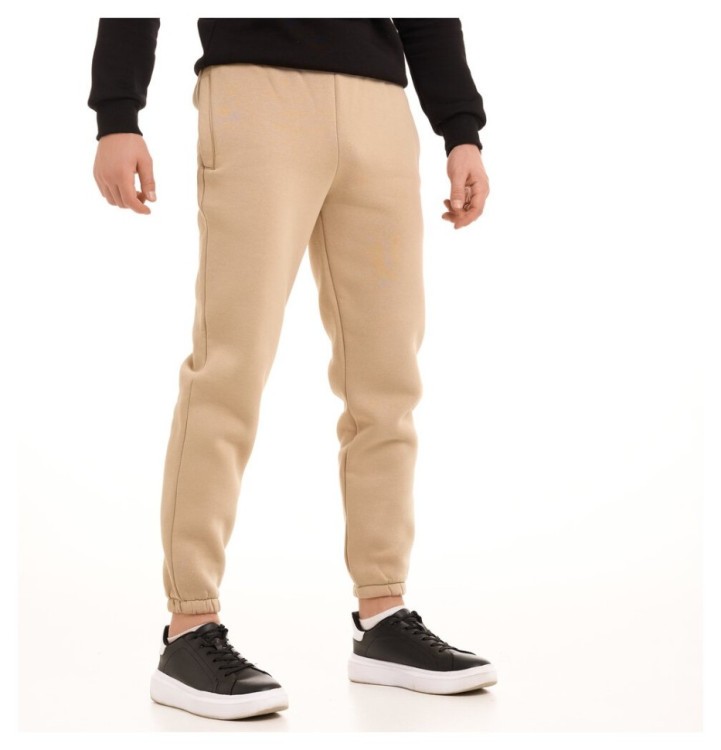 Чоловічі штани джогери з кишенями пісочні Pobedov 007 ЗИМА POB_00000005007