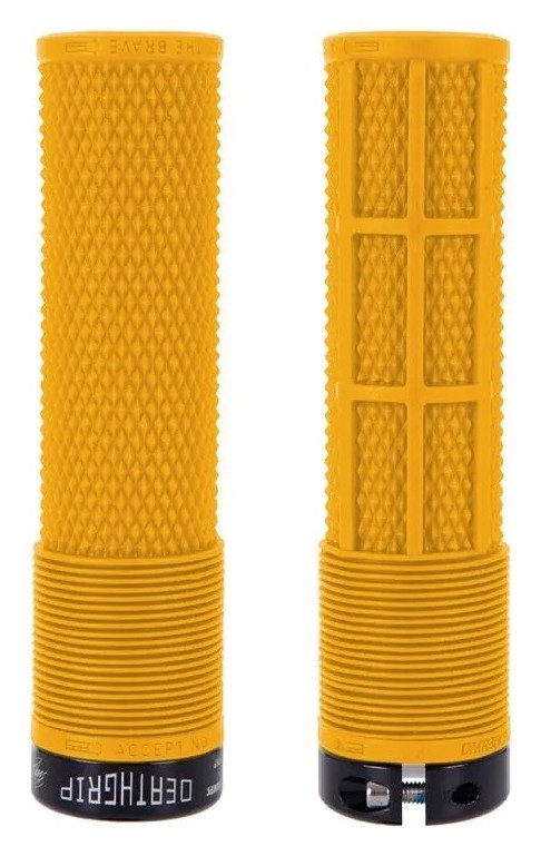 Гріпси DMR Brendog DeathGrip Thick (A20) Flangeless [Gul Yellow] OBOD_DMR-G-BREN2-THICK-YE