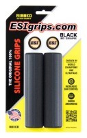 Гріпси ESI Ribbed Extra Chunky Black Silicone Bicycle Grips