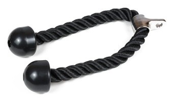 Канат EasyFit подвійний для трицепса (для тяги на блочному тренажері подвійним хватом)