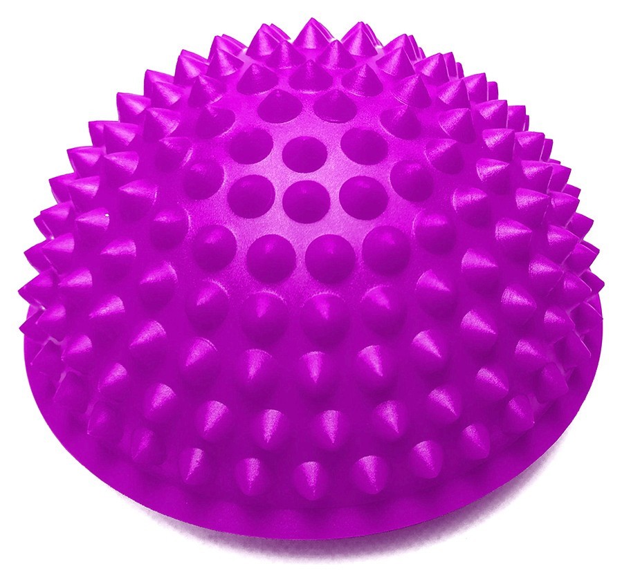 Полусфера массажная киндербол EasyFit 15 см жесткая фиолетовая EFIT_EF-3002-V