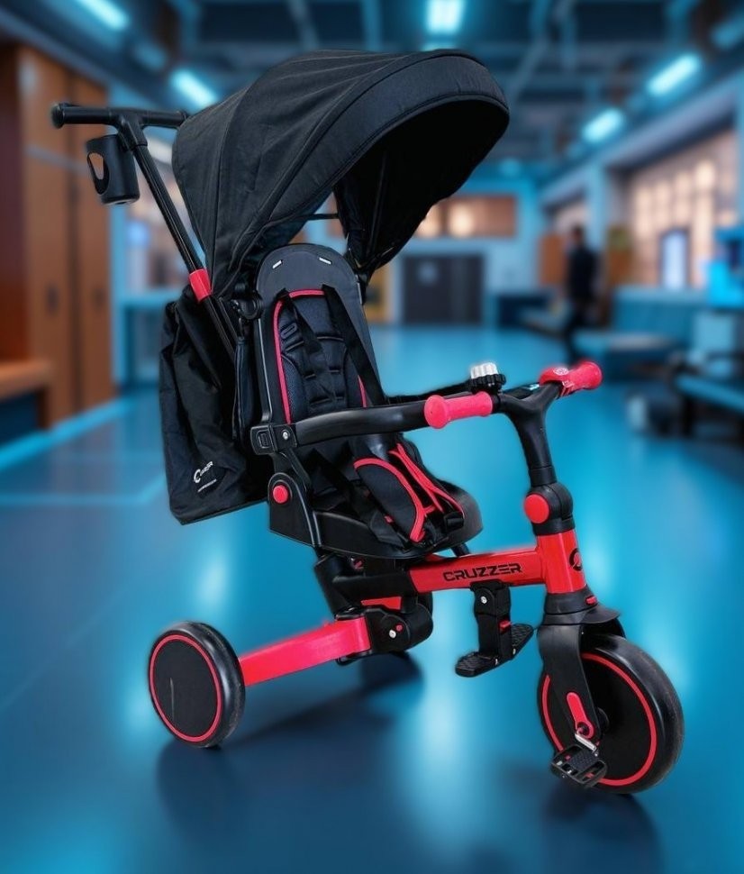 Біговел Tri-cycle 6in1 Cruiser Milano 002 red (Червоний) MRTN_4087