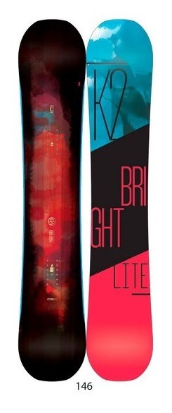 Сноуборд K2 BRIGHT LITE 146 Black/coral/blue (11A0022) RCH_20428